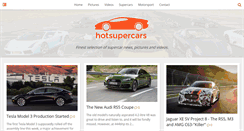 Desktop Screenshot of hotsupercars.com